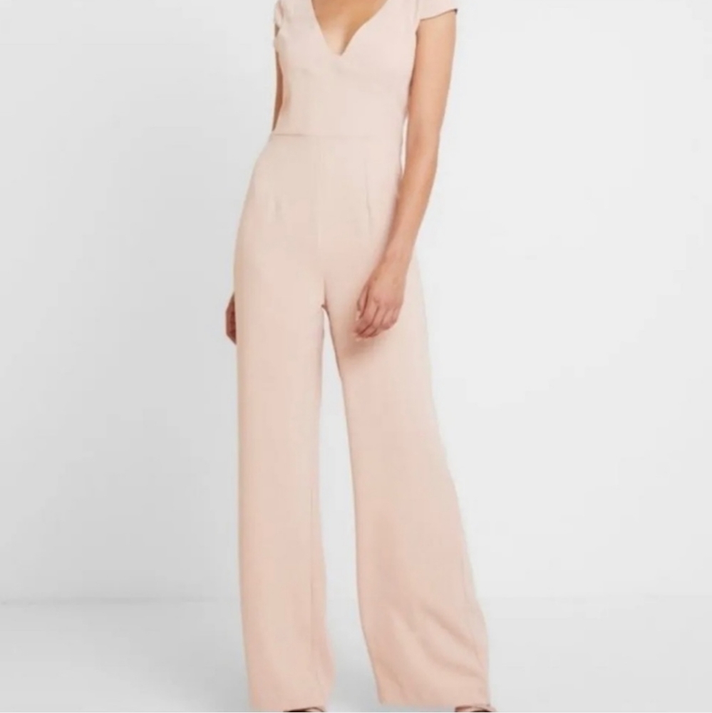 Foxiedox Formal Jumpsuit Size L Blush New with Tags